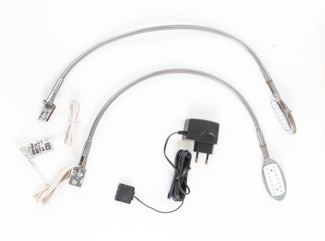 FORTE LED Beleuchtung, kaltweiß, Kunststoff, 35,5 x 10 x 6,5 cm