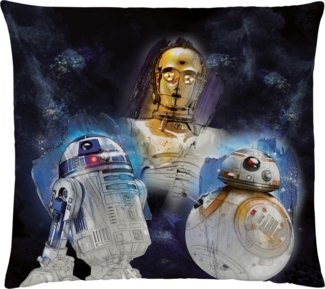 BERONAGE Dekokissen Star Wars Kissen The Last Yedi 40x40 cm, kuschelweich