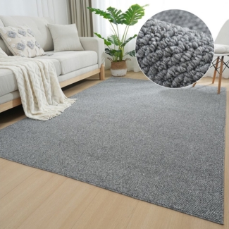 my home Teppich Lilia, rechteckig, Höhe: 5 mm, Sisal-Optik, uni, waschbar, Wohnzimmer, Schlafzimmer, Esszimmer