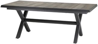 Siena Garden Sincro Ausziehtisch 200/260x100 anthrazit, Alu, Keramik