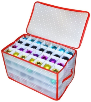 Spetebo Aufbewahrungstasche Aufbewahrungsbox für Christbaumkugeln (Packung, 1-tlg, Tasche für Christbaumkugeln), Weihnachtsschmuck Sortierbox Tragetasche