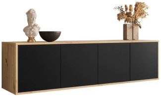 Lookway TV-Schrank SANAYI LOFT – Hängendes Modell in Artisan Eiche BreiteL 156 cm