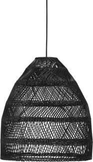 PR Home 3436-2503 Maja Outdoor Pendelleuchte Rattan Schwarz IP44 36cm