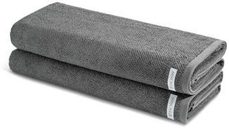 Ross Selection 2 tlg. Frottier-Set - 2 X Saunatuch (80 X 200cm) - 540 g/m2 - Schiefer