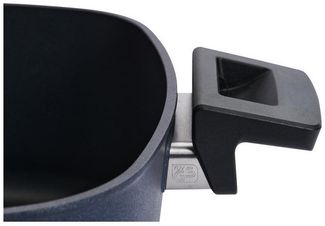 WOLL MADE IN GERMANY Kasserolle Woll Active Lite Guss-Kasserolle, Viereckig, Induktion, Aluminium (1-tlg), Induktionsgeeignet