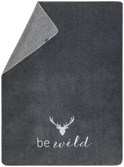 David Fussenegger Wohndecke Savona Be Wild Anthrazit (200x150 cm) 02139850