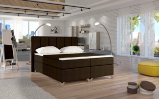 Basilio 140X200, Boxspring Bett, Braun