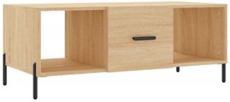Couchtisch, Sofatisch Sonoma-Eiche 102x50x40 cm Holzwerkstoff