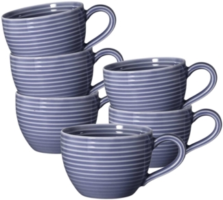 Seltmann Weiden Beat Color Glaze Espressotasse 0,11 l 6er Set - Fliederblau