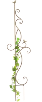 DanDiBo Rankhilfe Metall Rankgitter 135 cm 93999 Kletterhilfe Bodenstecker Blumenhalter Ranksäule