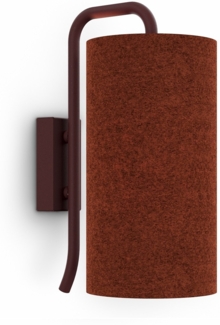 Belid Pensile S Wandleuchte dunkelrot E27 ohne Lampenschirm