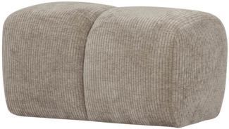 Hocker Mojo aus Flachcord, Sand