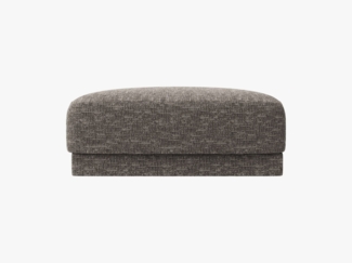 Micadoni Hocker Miley 1-Sitzer Chenille Haga Grau
