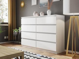 Mirjan24 Kommode Malwa M8, Weiß