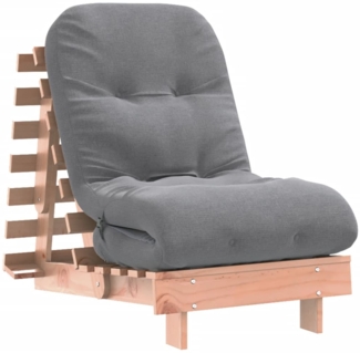 vidaXL Futon Schlafsofa mit Matratze 60x206x11 cm Massivholz Douglasie 846749