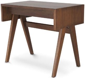 Casa Padrino Luxus Schreibtisch Braun 90 x 53 x H. 77 cm - Massivholz Sekretär - Bürotisch - Büro Möbel - Luxus Qualität