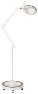 Lumeno Lupenlampe 721X LED-Lupenleuchte, 127 mm Echtglaslinse, LED fest integriert, Kaltweiß, 6500 K