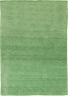 Morgenland Gabbeh Teppich - Indus - Uriah - rechteckig - 140x70 - Seeblau