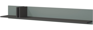 Wandboard Agova AL14 (Farbe: Anthrazit / Aloe)