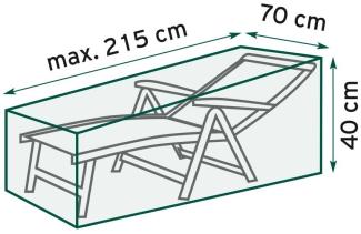 TrendLine Schutzhülle Exclusive Sonnenliege 210x70x40 cm Abdeckung Gartenmöbel