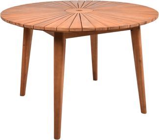 Gartentisch DOROTY - Akazie, Braun, 110 x 110 x 75 cm | Terrassentisch Wetterfest Outdoor Tisch