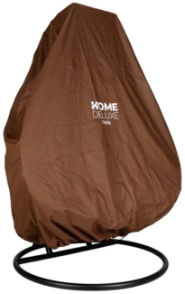 HOME DELUXE Regenabdeckung für Hängesessel TWIN, Polyester braun, 30 x 40 x 203 cm