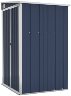 vidaXL Anbauschuppen Anthrazit 118x100x178 cm Verzinkter Stahl 316219