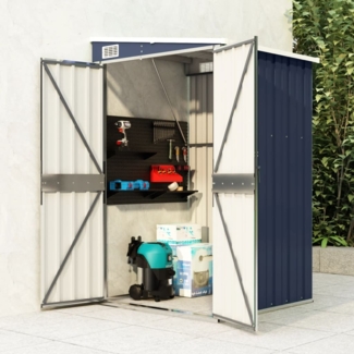 vidaXL Anbauschuppen Anthrazit 118x100x178 cm Verzinkter Stahl 316219