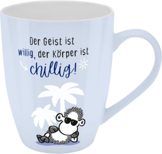 Tasse Tee- Kaffeetasse Kaffeebecher 35cl Geschenk Sheepworld CHILLIG 074201