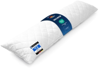 LILENO HOME Kopfkissen - gestepptes Kissen in verschiedenen Größen - Made in Germany, Füllung: 100% Polyester, Rückenschläfer, Seitenschläfer, Bauchschläfer, Spar-Set, 1er Set, Seitenschläferkissen 40x145 cm, allergikergeeignet, Stillkissen