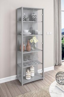 fif möbel Vitrine OPTIMA Standvitrine, Vitrinenschrank, Glasvitrine, Sammlervitrine