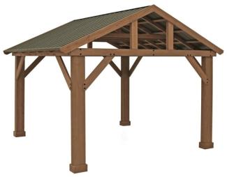 Westmann Holz Pavillon Yukon 1412 | Natur | 366x427x330 cm