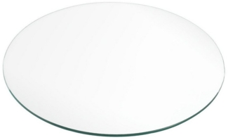 LebensWohnArt Tischplatte Glasplatte TERRY 90cm Rund Gehärtetes Glas Bodenplatte