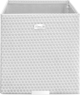 XL Polyrattan Pflanzgefäß Pflanzkübel Blumentopf Blumenkübel Übertopf Hochbeet