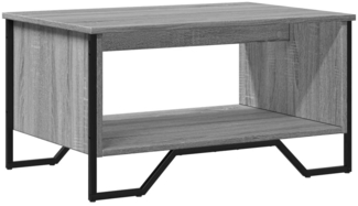 vidaXL Couchtisch Grau Sonoma 75x51x40 cm Holzwerkstoff 848487
