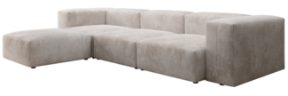 Luxusbetten24 Sofa Designer L Sofa Snug in Cord