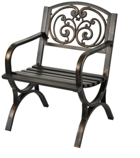 Antiker Gartenstuhl aus Metall 10051929_1254