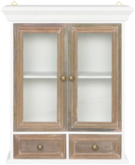 vidaXL Wandschrank Weiß 49x22x59 cm Holzwerkstoff 280073