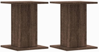 vidaXL Pflanzenständer 2 Stk. Eichen-Optik 30x30x40 cm Holzwerkstoff 3307852