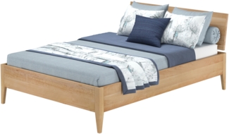 Metallfreies Doppelbett aus Buchenholz konische Füße 140x200 mit wählbaren Zubehör V-60.94-14ohne Zubehör