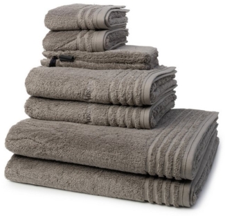 Vossen Handtuch Set Vienna Style Supersoft, Walkfrottee (Spar-Set, 8-St), 2 X Wasch- 2 X Gäste- 2 X Dusch- 2 X Handtuch im Set - Baumwolle -
