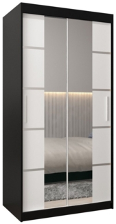 ABIKS MÖBEL Schwebetürenschrank Verona 4 Schlafzimmerschrank, mit Spiegel, Kleiderstange und Regalen