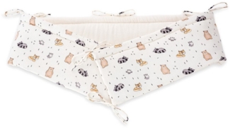 FabiMax Bettnestchen Musselin Nestchen für Beistellbetten Boxspring, 2in1 Wendedesign & klassisch, 100% Baumwolle, Made in EU