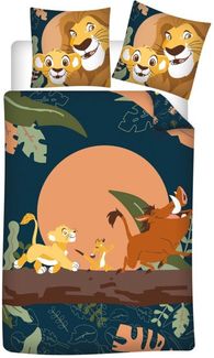 Disney Lion King Bettwäsche Set 140 × 200 cm mit Kissenbezug 65x65 cm
