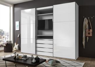 Funktions-TV-Schwebetürenschrank MAGIC GLAS