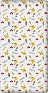 POKÉMON Spannbettlaken Pokemon Bettlaken 90 x 200 x 25 cm