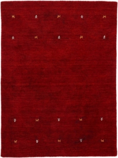carpetfine Wollteppich Gabbeh Uni, auch als Läufer erhältlich, rechteckig, Höhe: 15 mm, reine Wolle, handgewebt, Gabbeh Loom Tiermotiv, große Farbauswahl