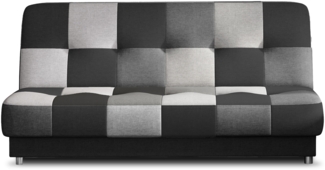 Eltap Cayo Sofa (Sawana 14, Sawana 05) mit Schlaffunktion, Schwarz, 90 x 90 x 192 cm