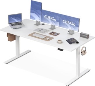 Elektrischer höhenverstellbarer Schreibtisch 180 cm, Memory-Funktion, Gaming