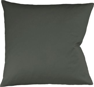 fleuresse Kissenbezug Colours Mako Satin, 100% Baumwolle, mit Reißverschluss, (2 Stück), Mako Satin, glänzend, glatt, Premium Qualität